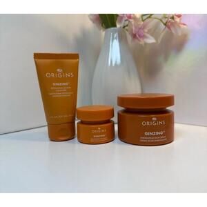 Origins Ginzing Glowing Essentials 3pcs